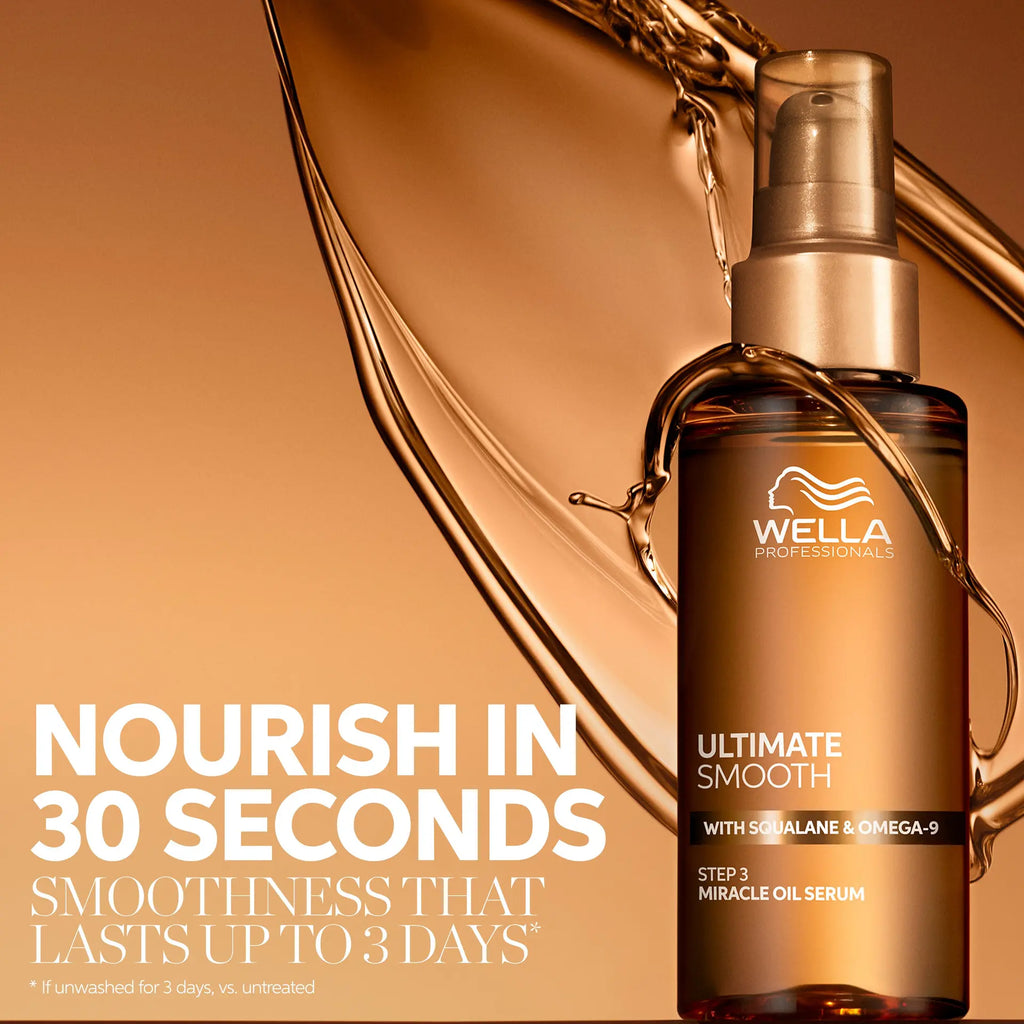Wella Professionals Ultimate Smooth Miracle Oil Serum 100ml - Salon Warehouse