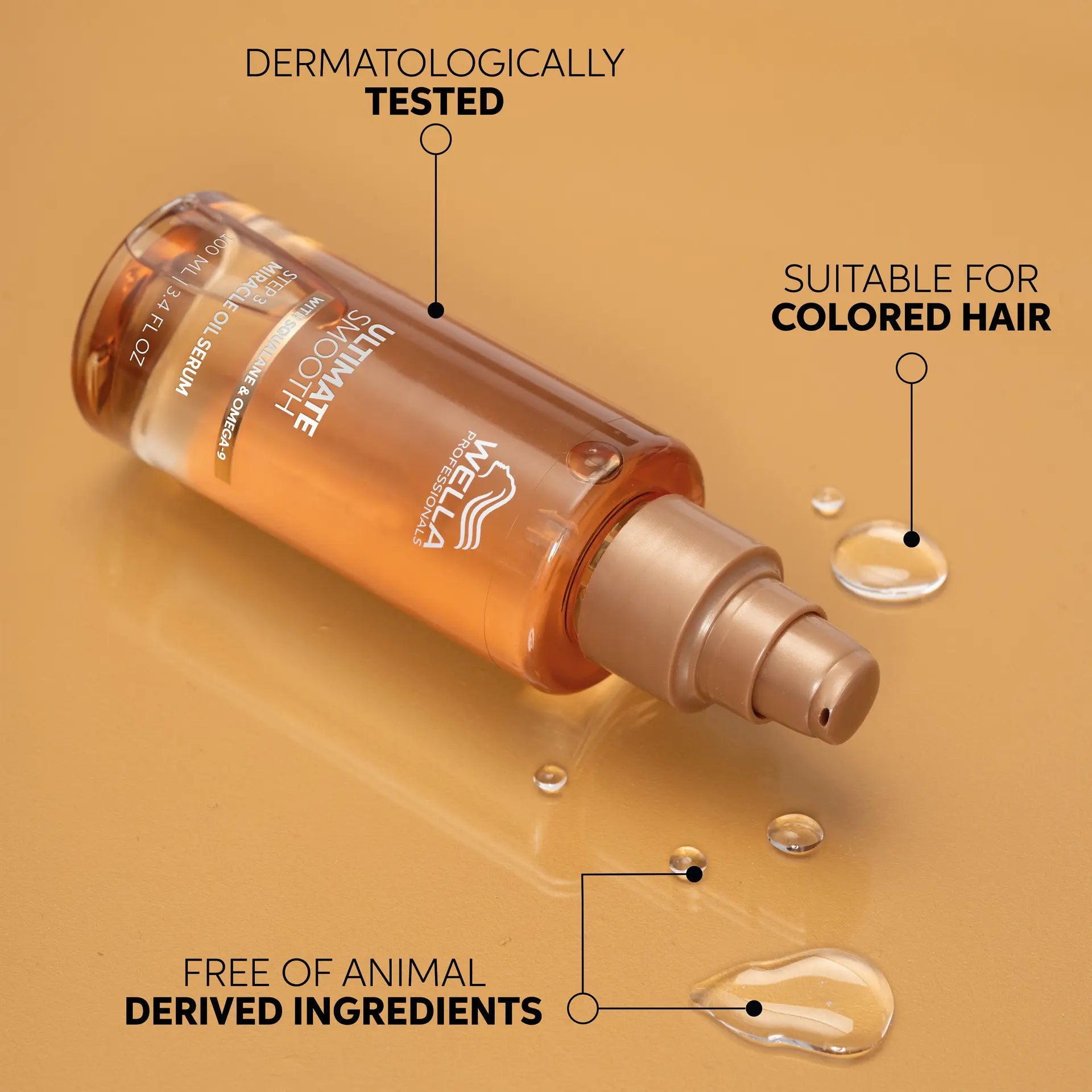 Wella Professionals Ultimate Smooth Miracle Oil Serum 100ml - Salon Warehouse