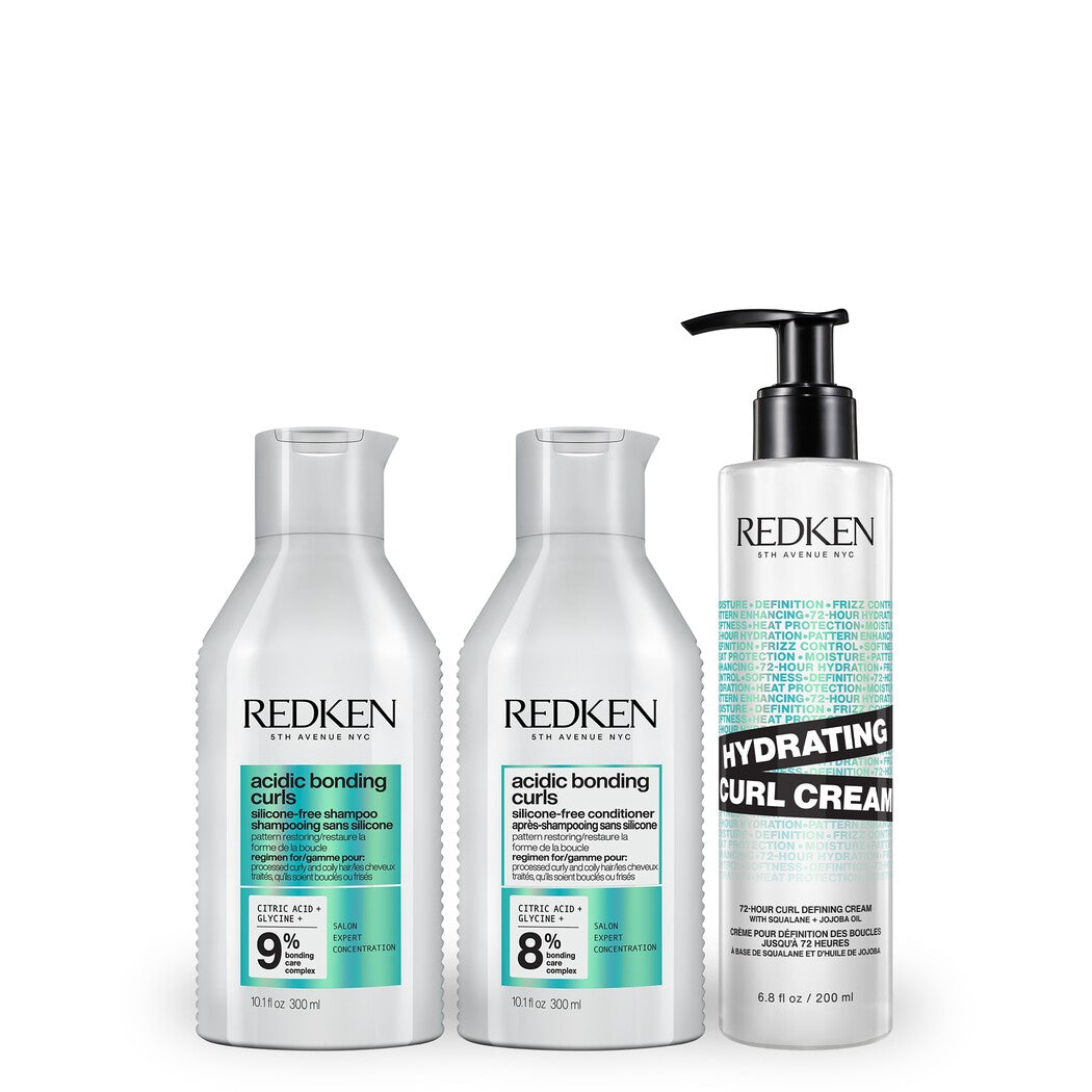 Redken Acidic Bonding Curls - Curl Defining Trio