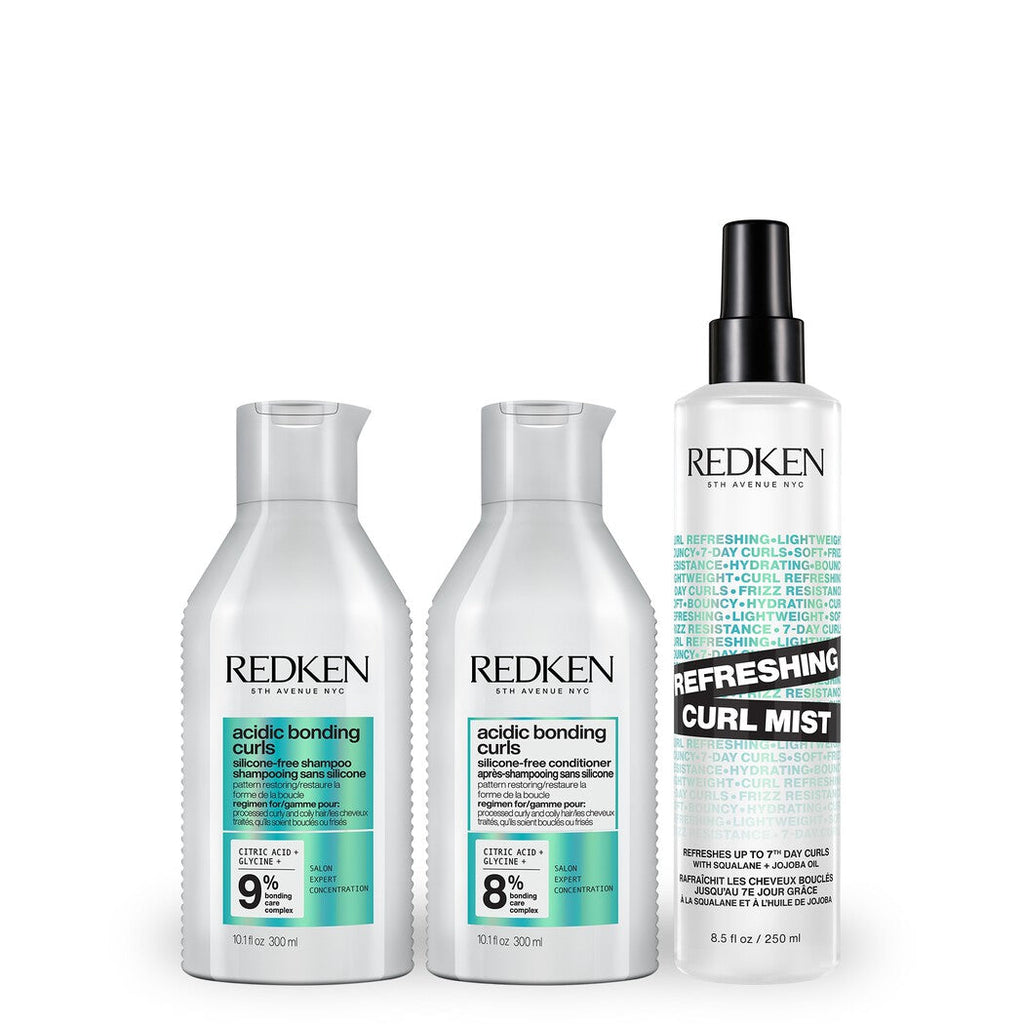 Redken Acidic Bonding Curls - Curl Refreshing Trio