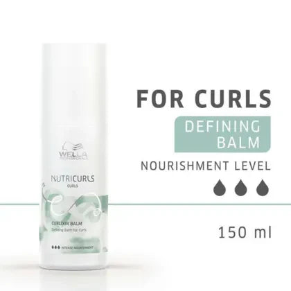 Wella Professionals Nutricurls Curlixir Balm Defining Balm For Curls 150ml - Salon Warehouse