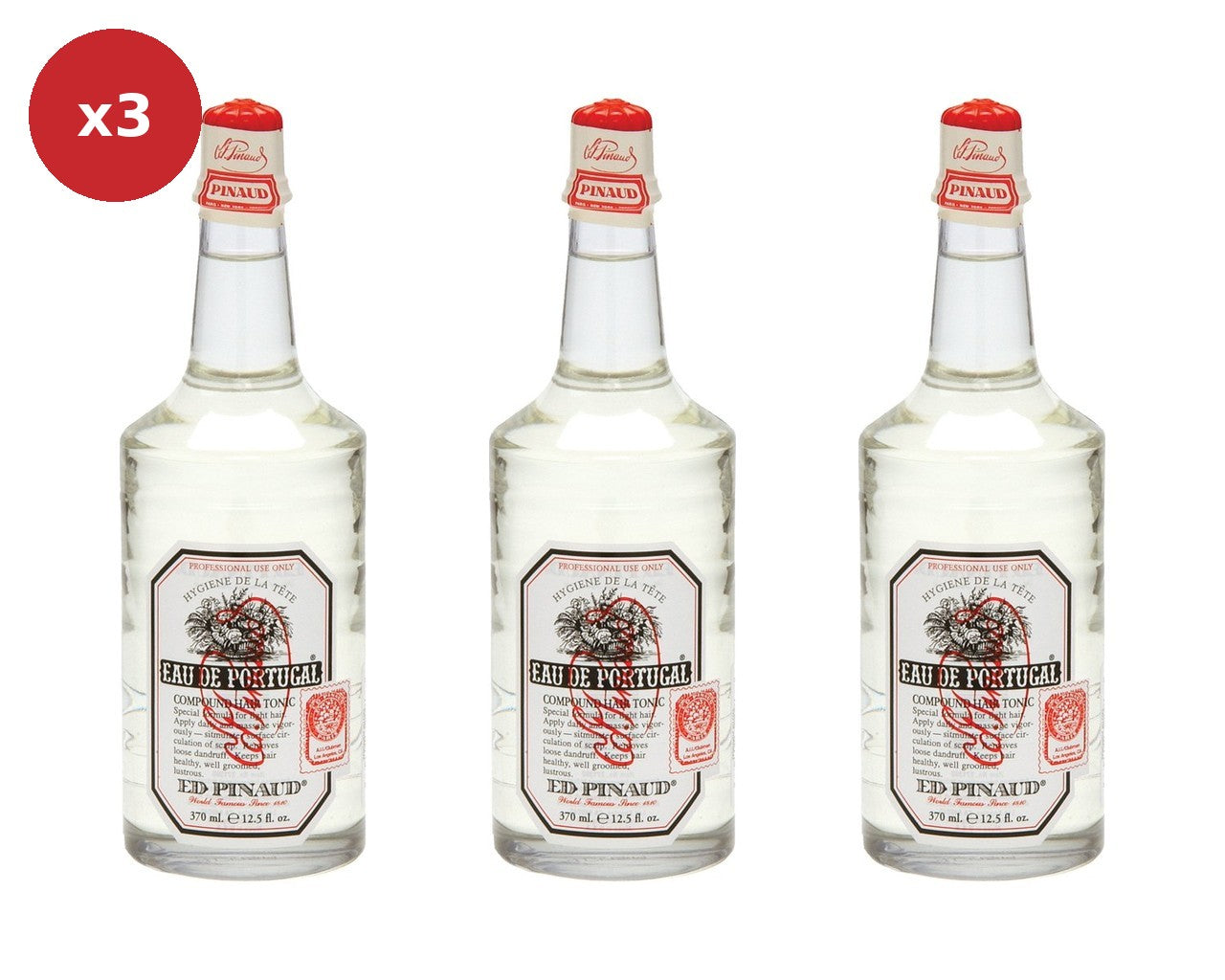 Clubman Pinaud Hair Tonic 370ml Trio