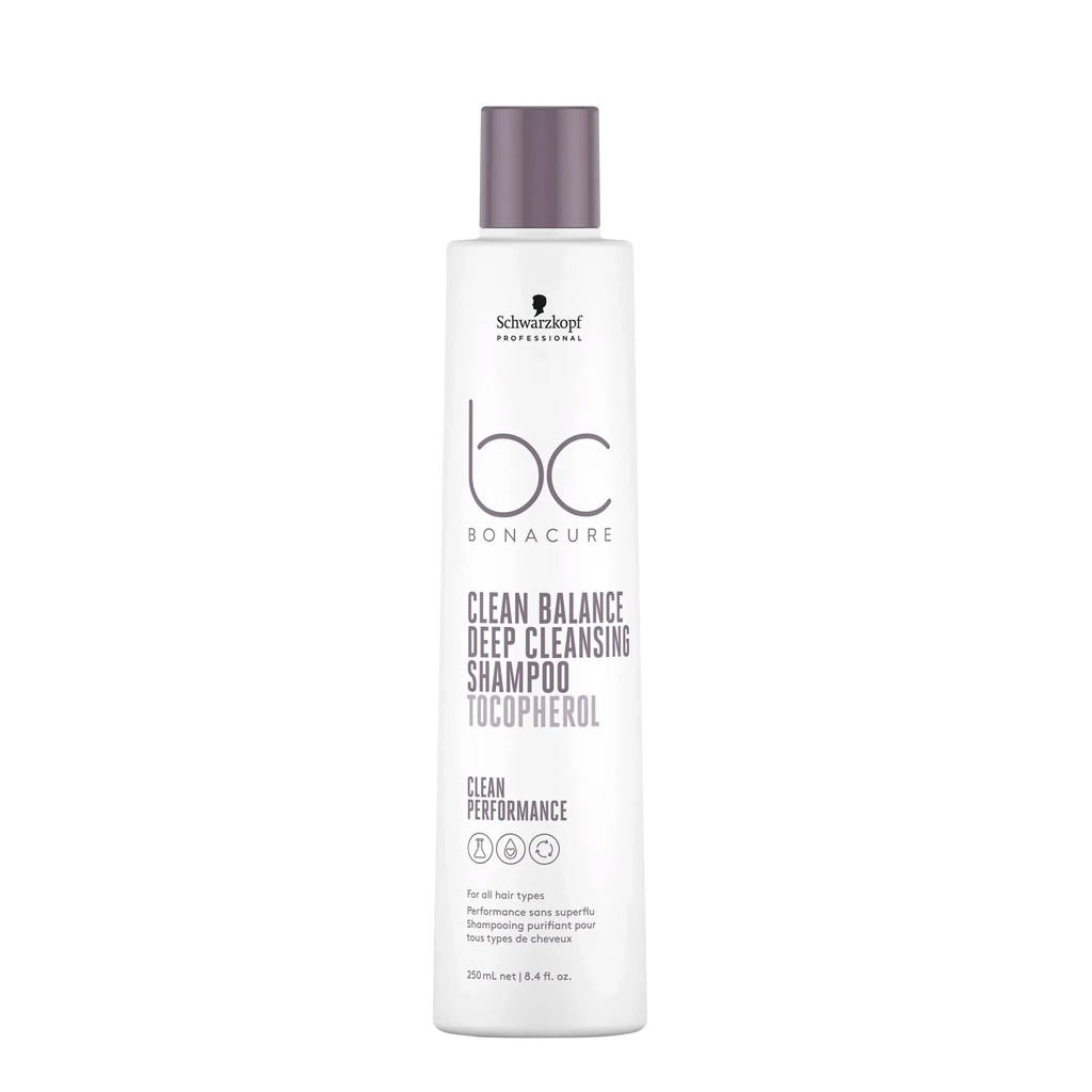 Schwarzkopf Professional Bonacure Clean Performance Deep Cleansing Shampoo 250ml - Salon Warehouse 