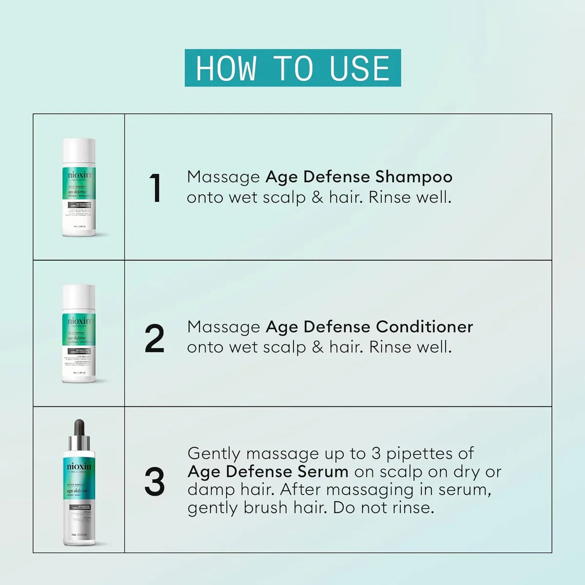 Nioxin Age Defense Shampoo 50ml