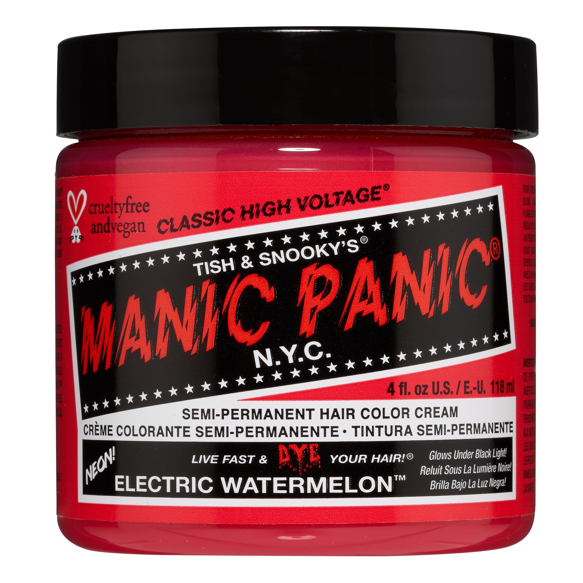 Manic Panic Electric Watermelon Jar 118ml - Salon Warehouse