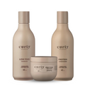 idHAIR Curly Xclusive Low Poo Shampoo & Protein Conditioner 250ml + Protein Treatment 200ml Trio