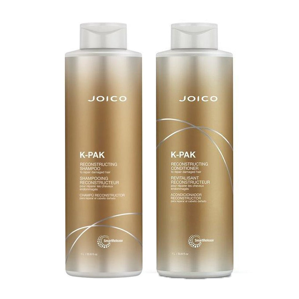 Joico K-Pak Reconstructing Shampoo & Conditioner 1000ml Duo - Salon Warehouse