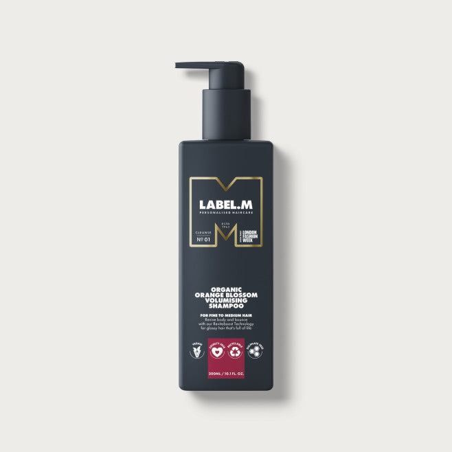 LABEL.M Organic Orange Blossom Volumising Shampoo - 300ml