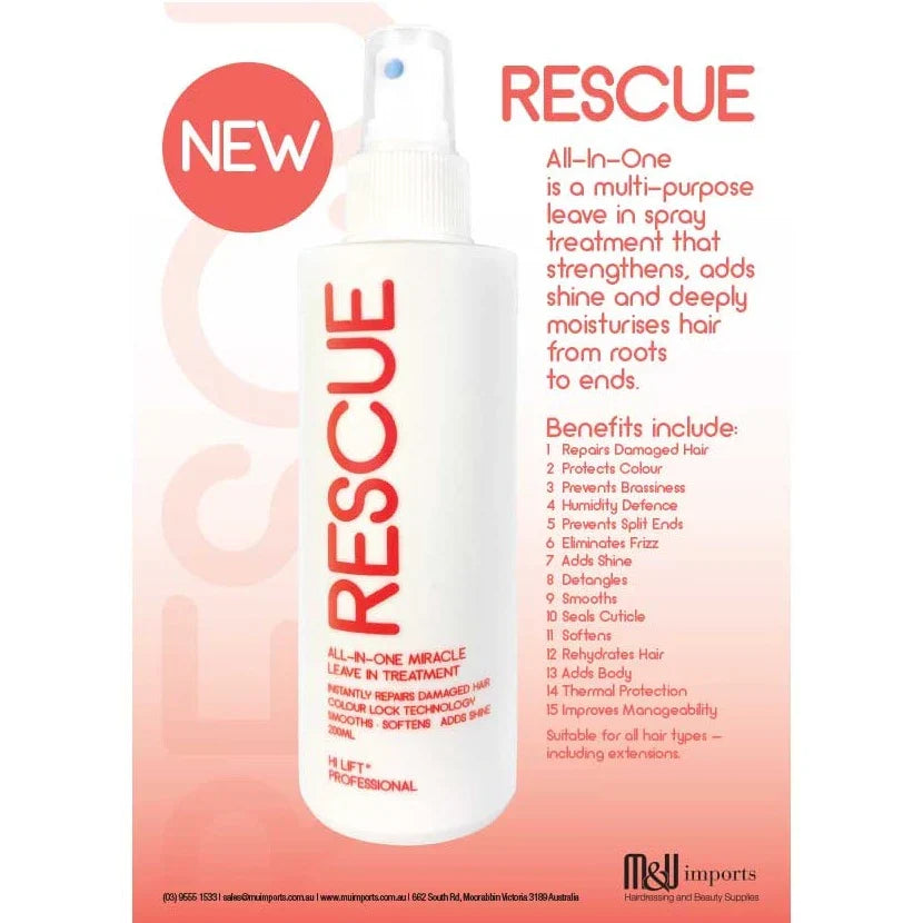 Hi Lift Rescue Spray Miracle Leave in Treatment 200ml