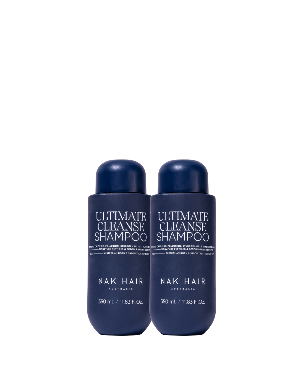 NAK Signature Ultimate Cleanse Shampoo 350ml Duo NEW