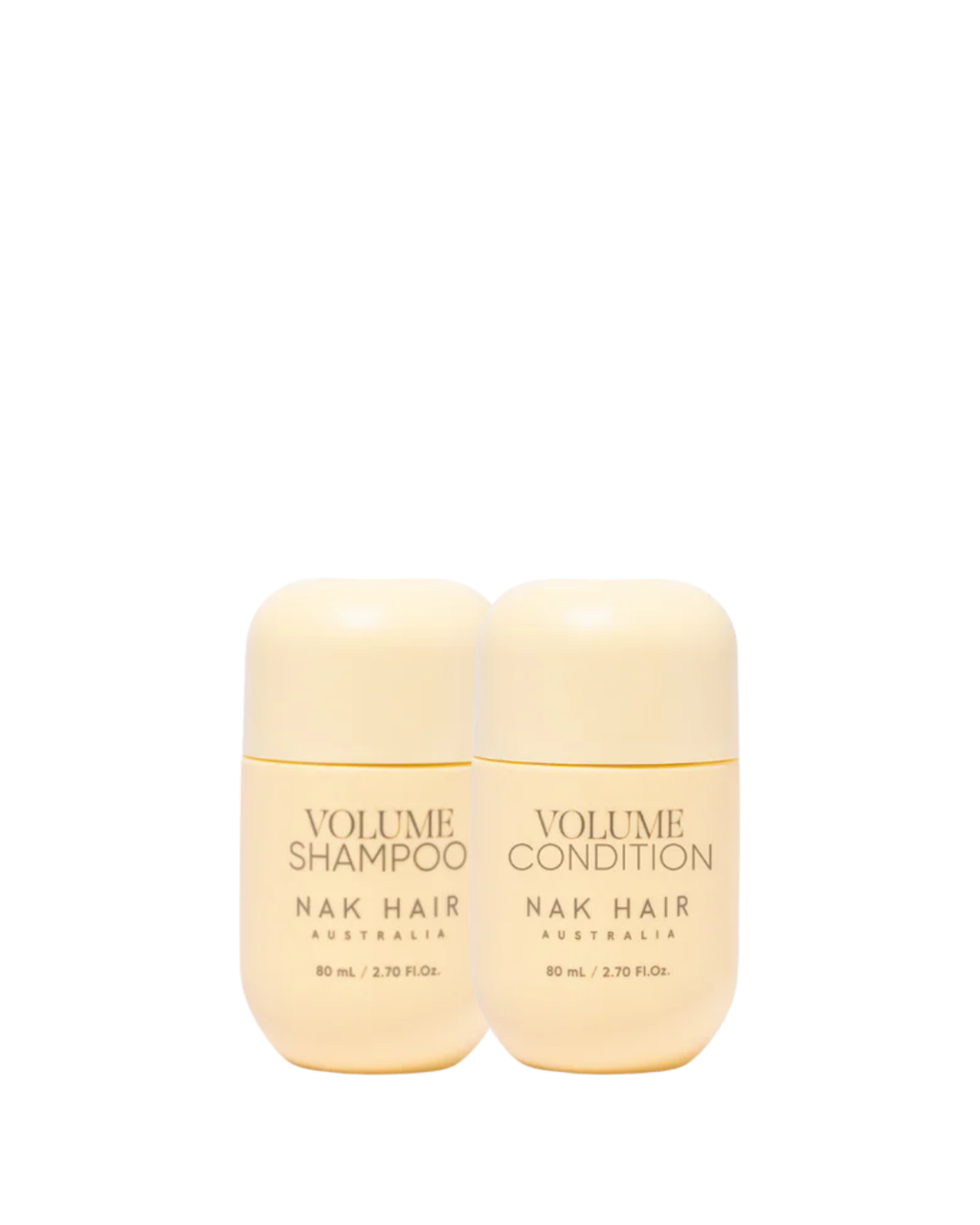 NAK Signature Volume Shampoo & Conditioner 80ml Duo NEW