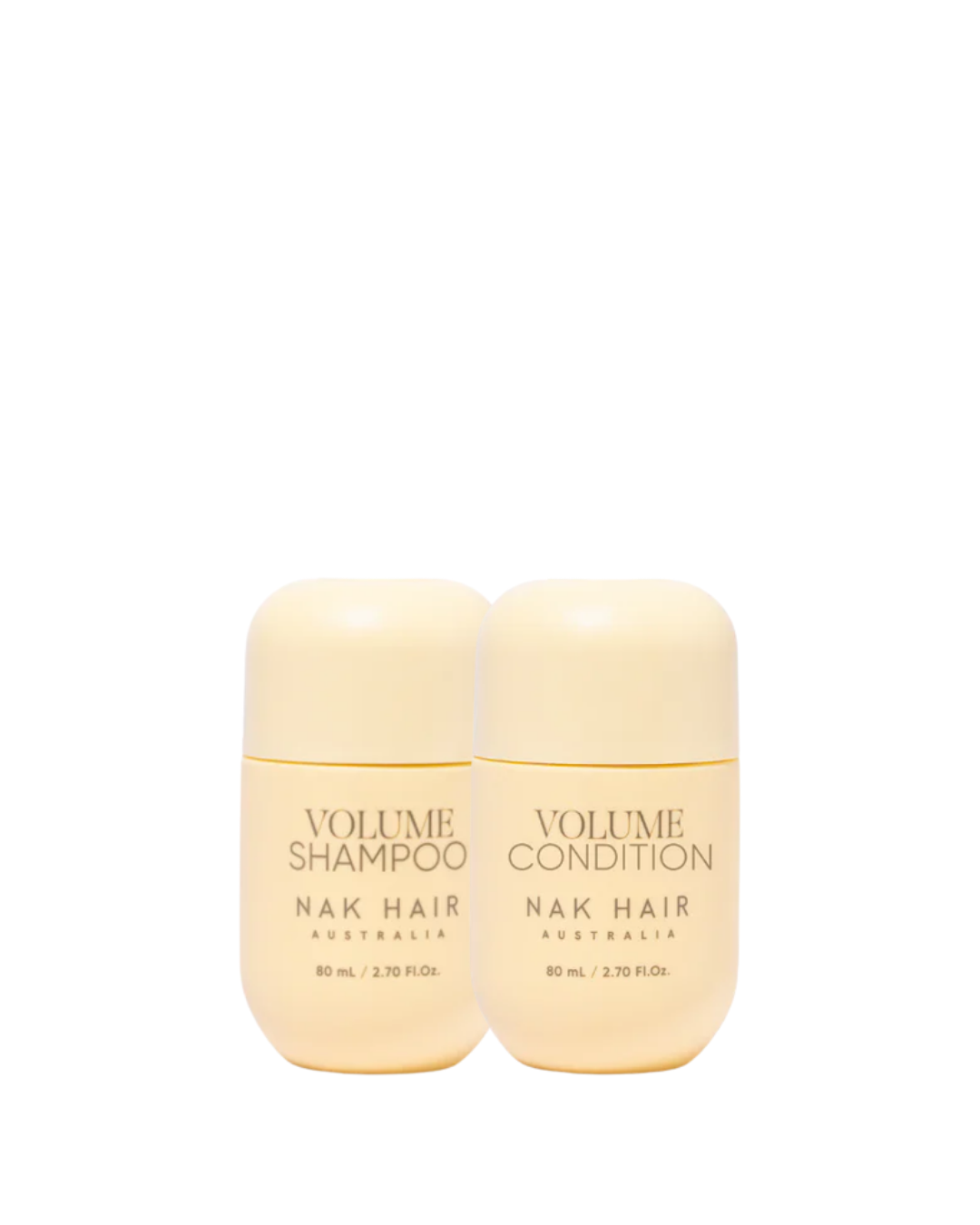 NAK Signature Volume Shampoo & Conditioner 80ml Duo NEW
