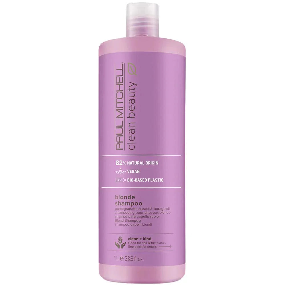Paul Mitchell Clean Beauty Blonde Shampoo 1000ml - Salon Warehouse 