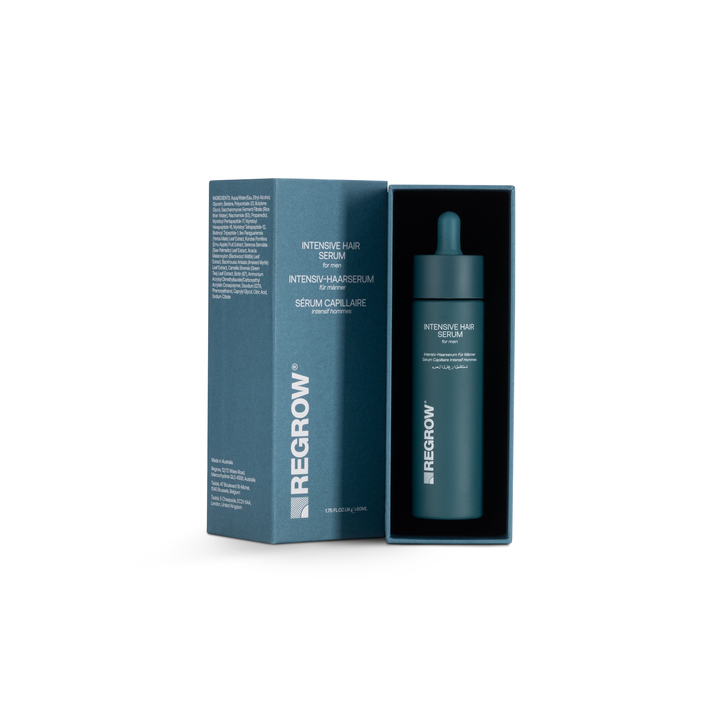 Regrow Men's Intensive Serum application
