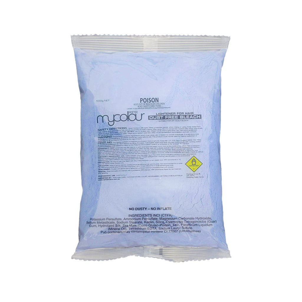 RPR My Colour Dust Free Blue Bleach Powder 500G x6 Value Pack - Salon Warehouse
