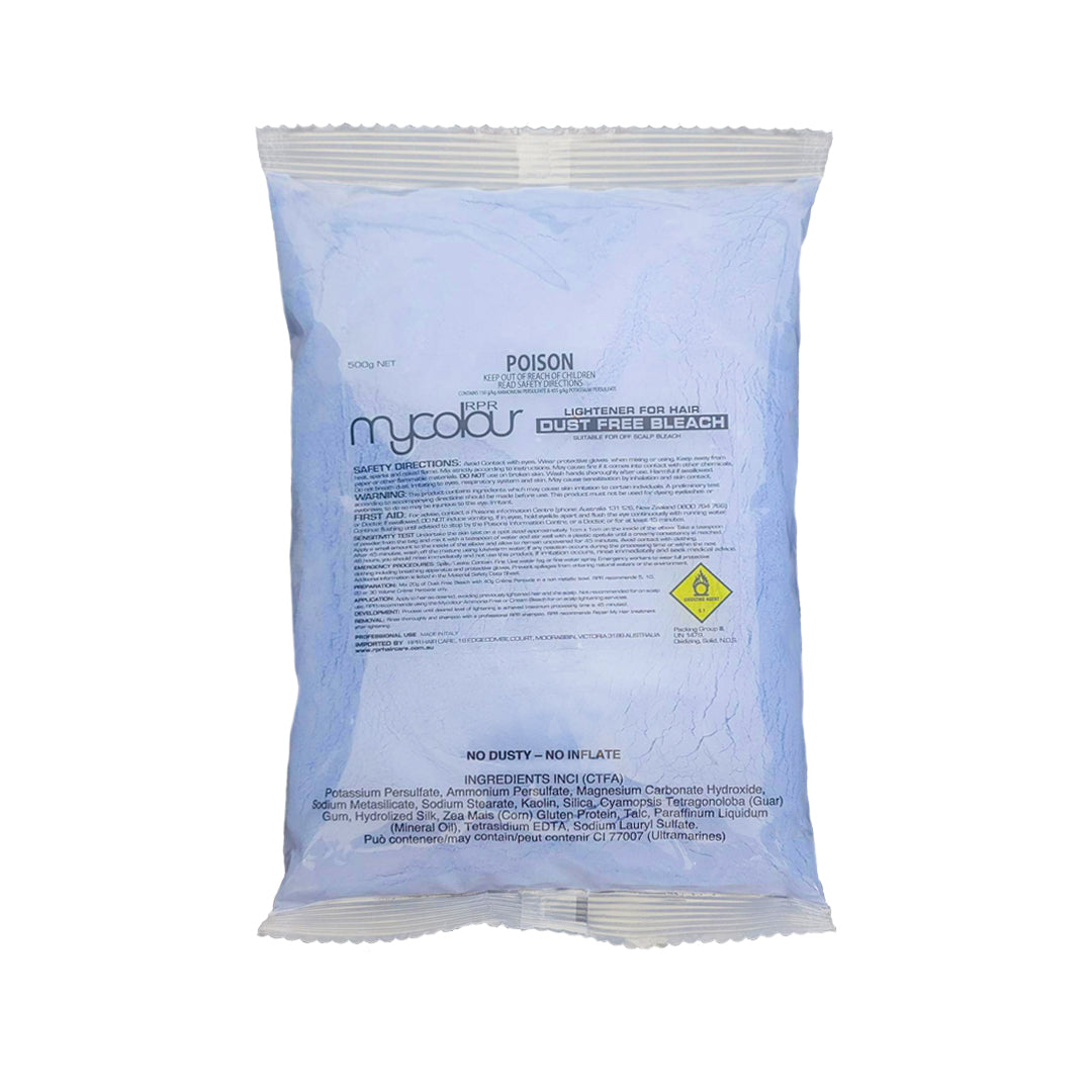 RPR My Colour Dust Free Blue Bleach Powder 500G x6 Value Pack - Salon Warehouse