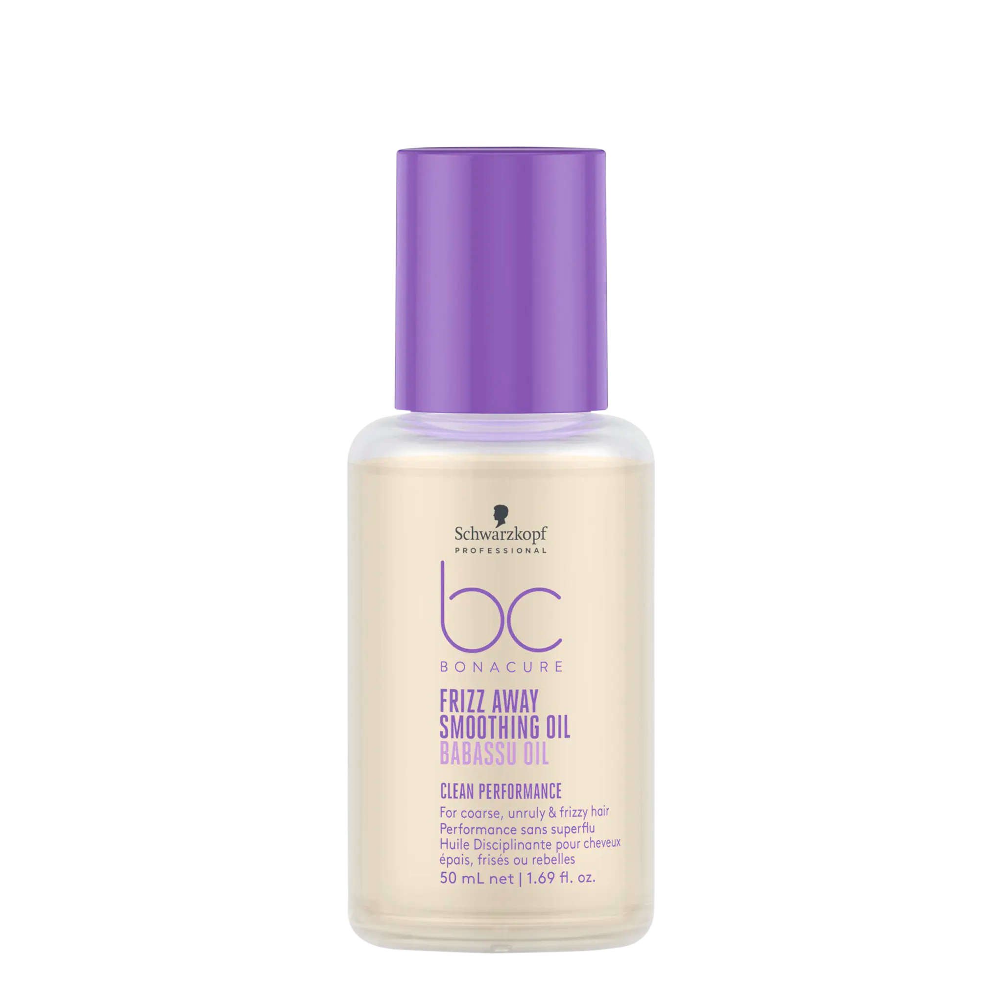 Schwarzkopf Professional Bc Bonacure Clean Performance Frizz-Away Shampoo, Conditioner, Treatment & Smoothing Oil Quad - Salon Warehouse